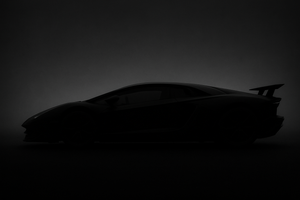 black lamborghini faded dark background aventador silouette